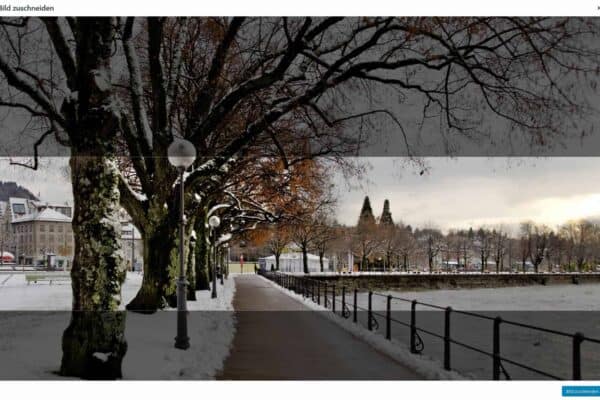 header bild zuschneiden