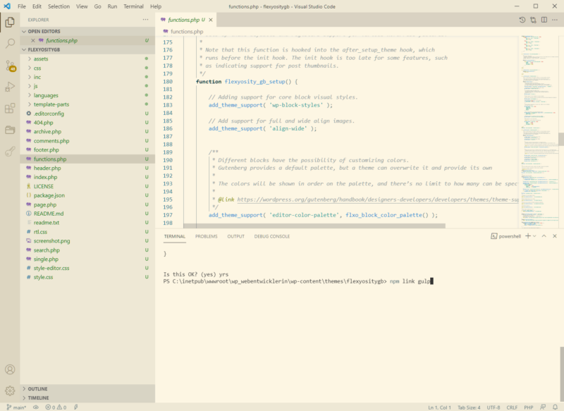 npm link gulp