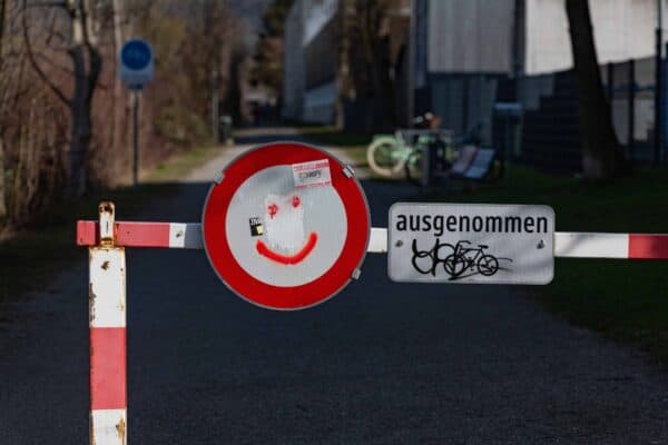 keine freie Durchfahrt